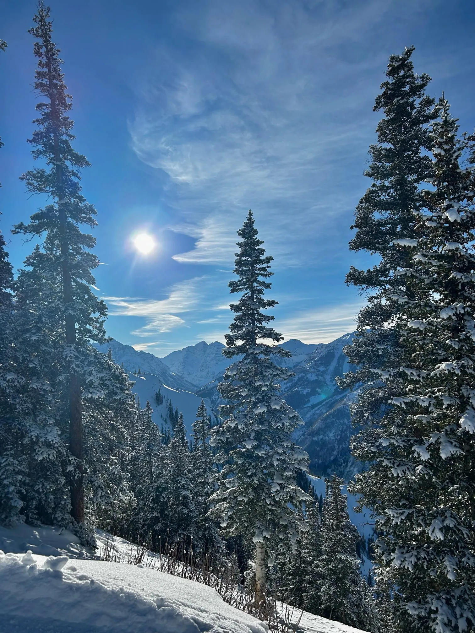 On the mountain