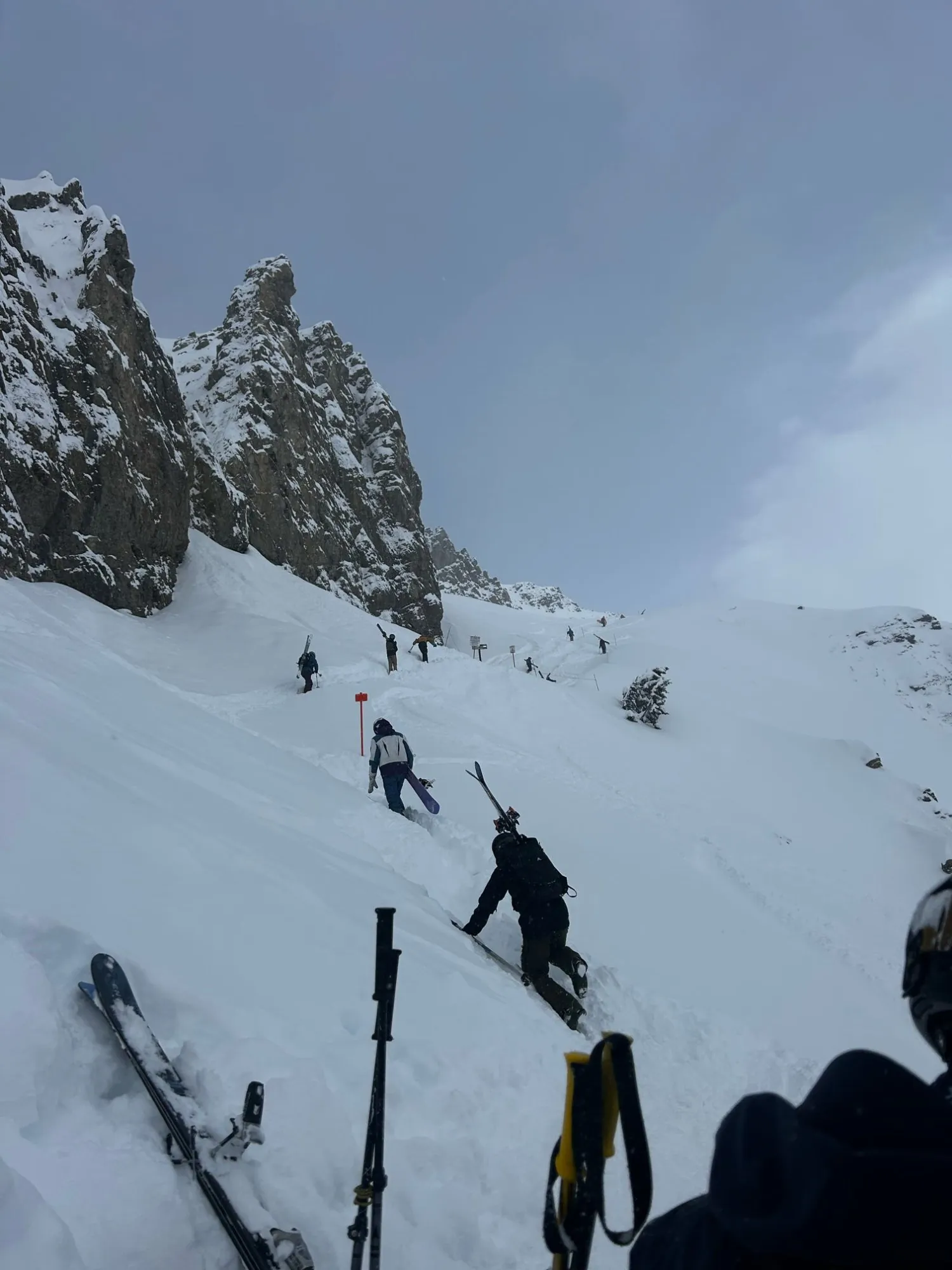 Bootpacking couloir